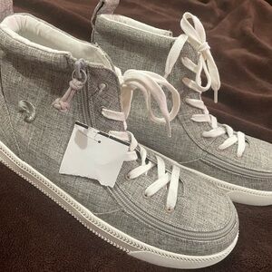 Gray High-Top Women's Sneakers